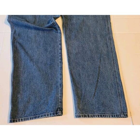 Vintage Levis SilverTab Jeans Mens 31x32 Blue Medium Wash Light Distress - Picture 11 of 16